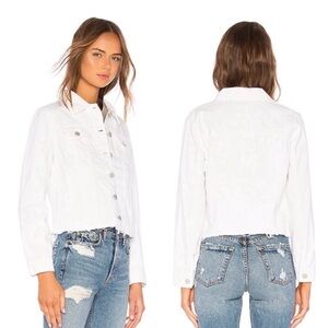Blank NYC White Denim Jacket